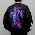 SL-Plus Velvet Unisex Anime Inspired Vintage Sweatshirt