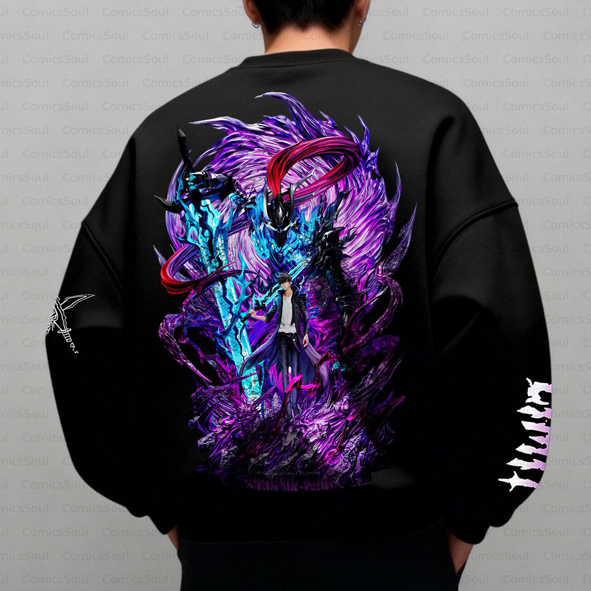 SL-Plus Velvet Unisex Anime Inspired Vintage Sweatshirt