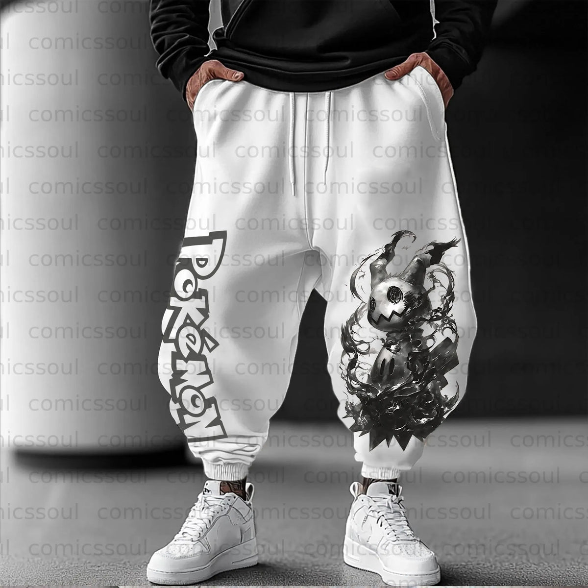 PKM-Unisex Anime Inspired Vintage Pants