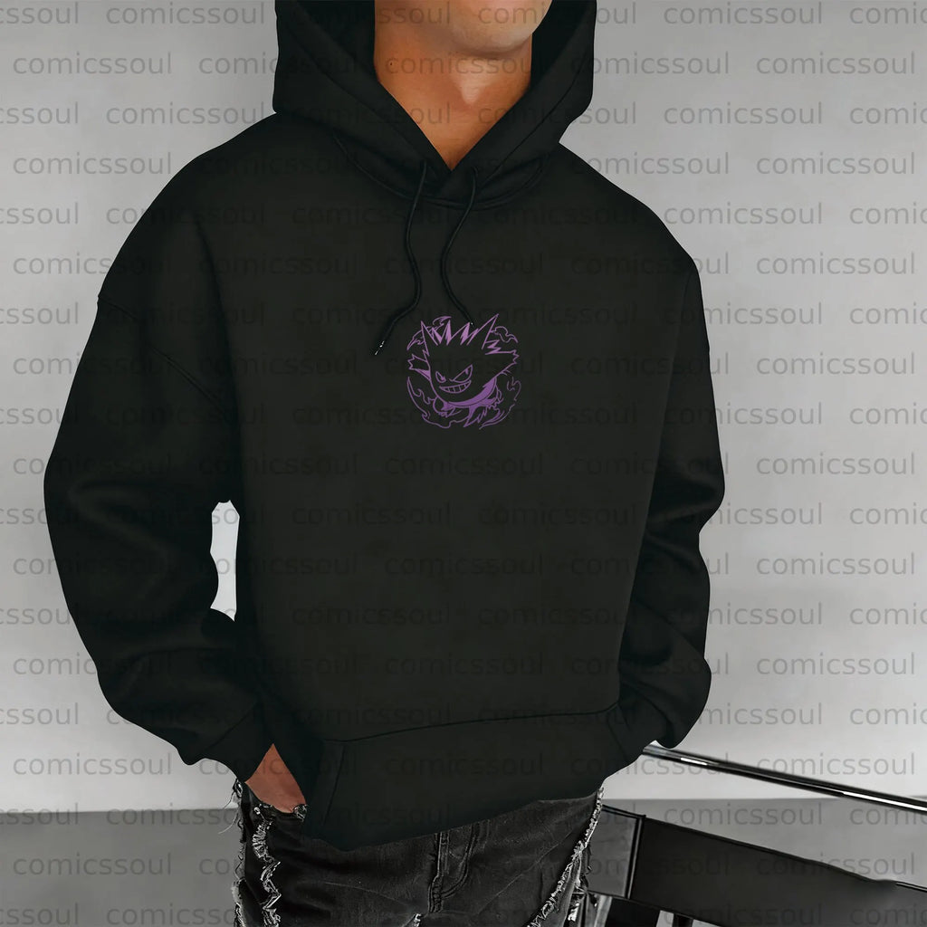 PKM-Unisex Anime Graphic Streetwear Vintage Hoodie
