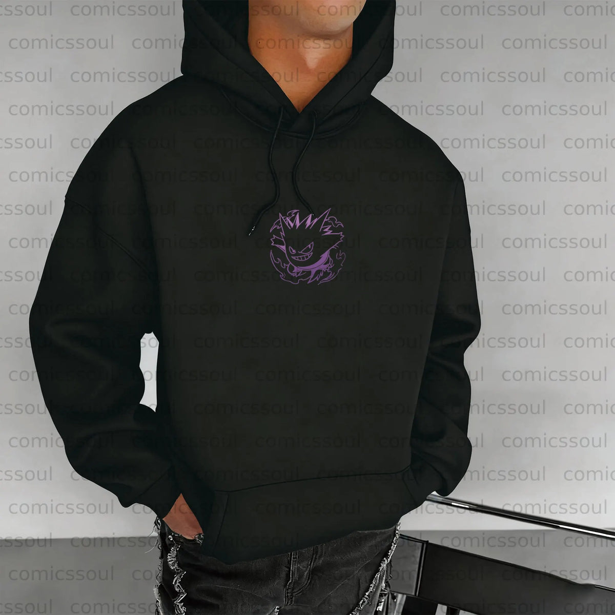 PKM-Unisex Anime Graphic Streetwear Vintage Hoodie