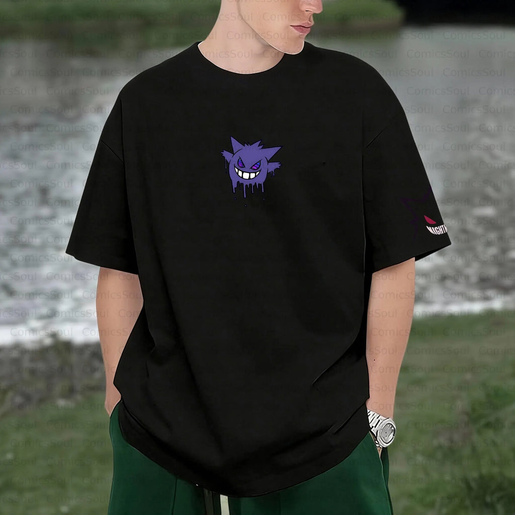 PKM-Unisex Anime Inspired Vintage T-Shirt