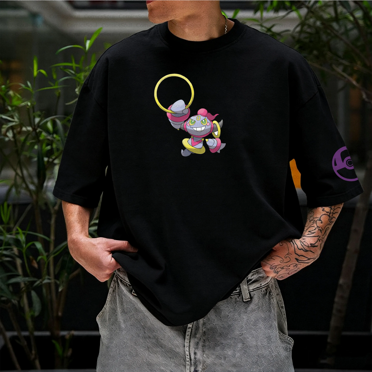 PKM-Unisex Anime Inspired Vintage T-Shirt