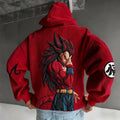 Dragon Ball Color Blocked Plush Hoodie