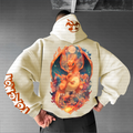 PKM-Unisex Anime Inspired Vintage Plush Hoodie