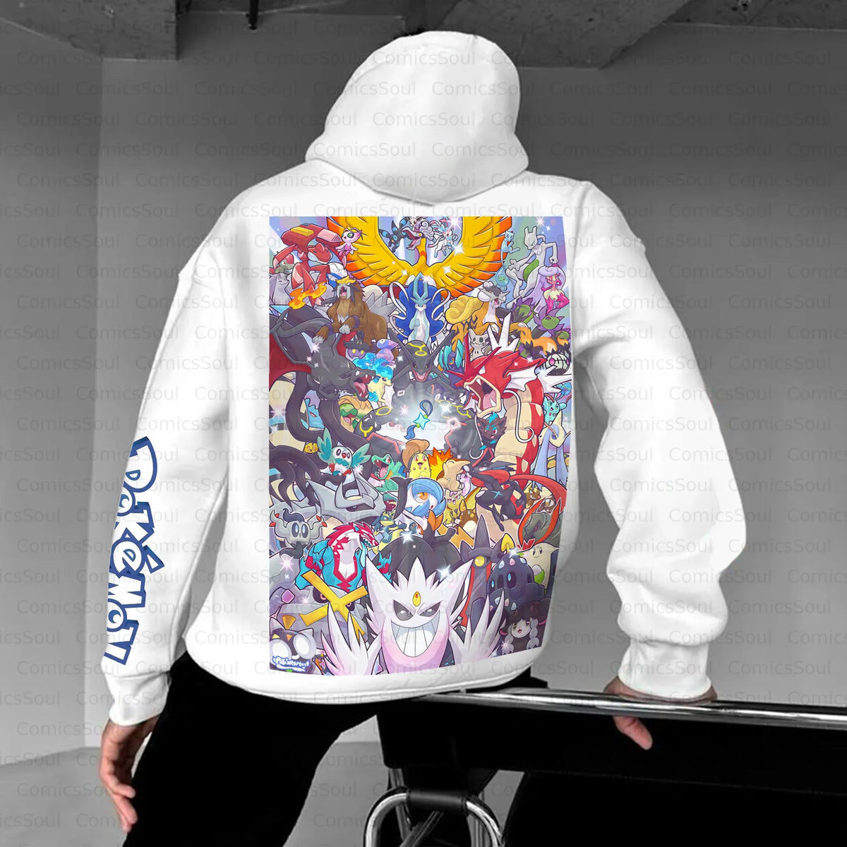 PKM-Unisex Anime Inspired Vintage Plush Hoodie