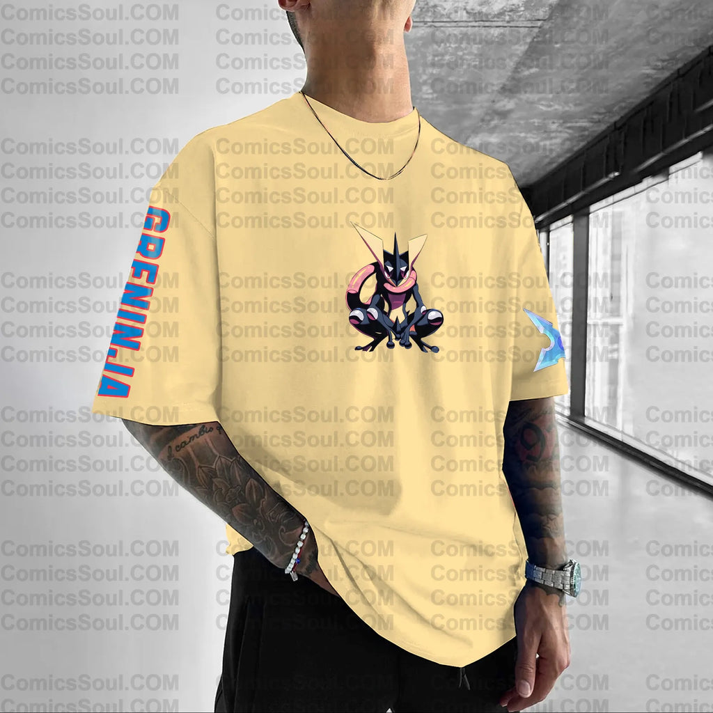 PKM-Unisex Anime Inspired Vintage T-Shirt