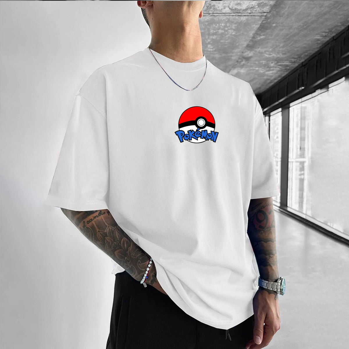 PKM-Unisex Anime Inspired Vintage T-Shirt
