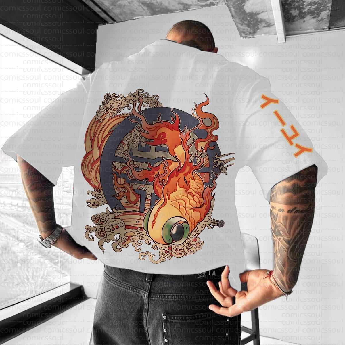 PKM-Unisex Anime Inspired Vintage T-Shirt