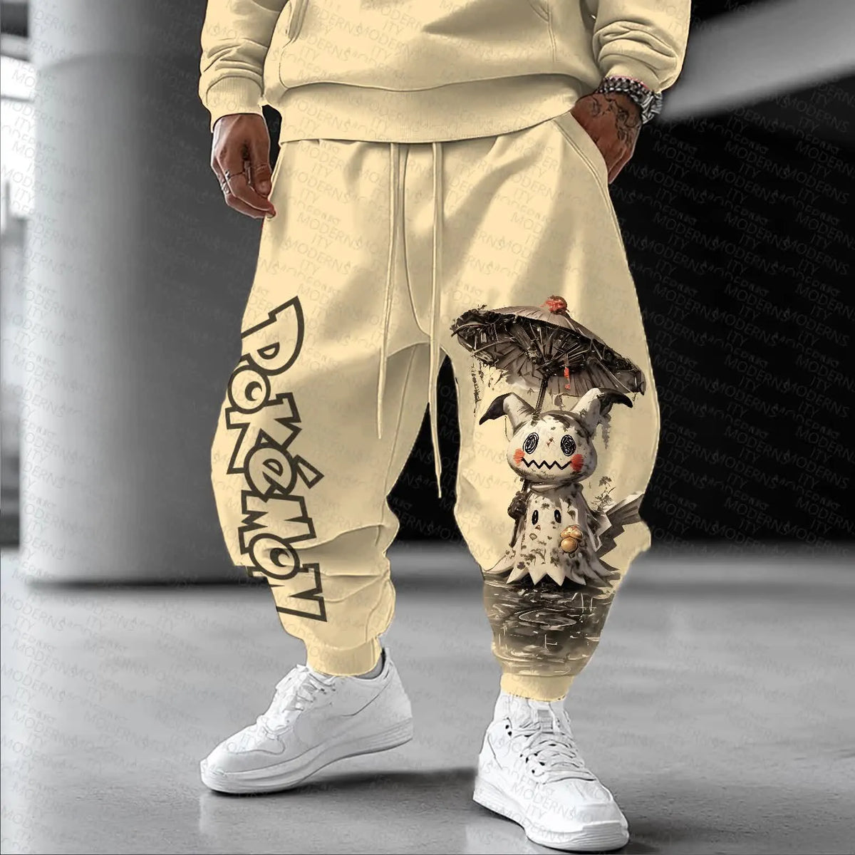 PKM-Unisex Casual Anime Streetwear Pants