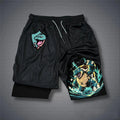PKM-Unisex Casual Anime Streetwear Gym Shorts