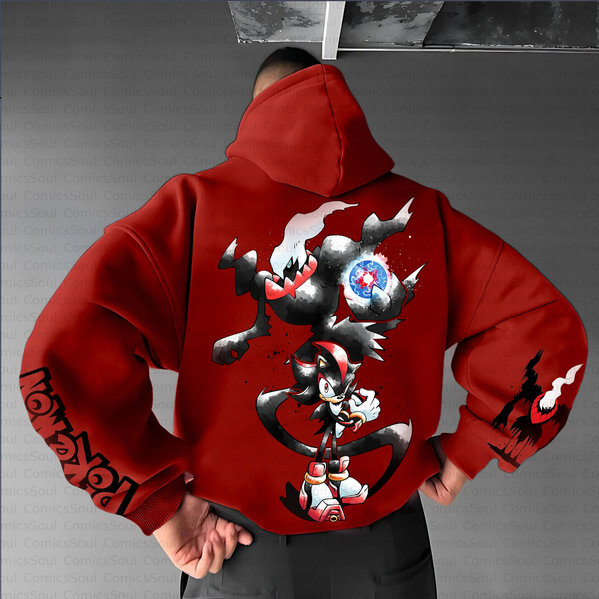 PKM-Unisex Anime Inspired Vintage Plush Hoodie