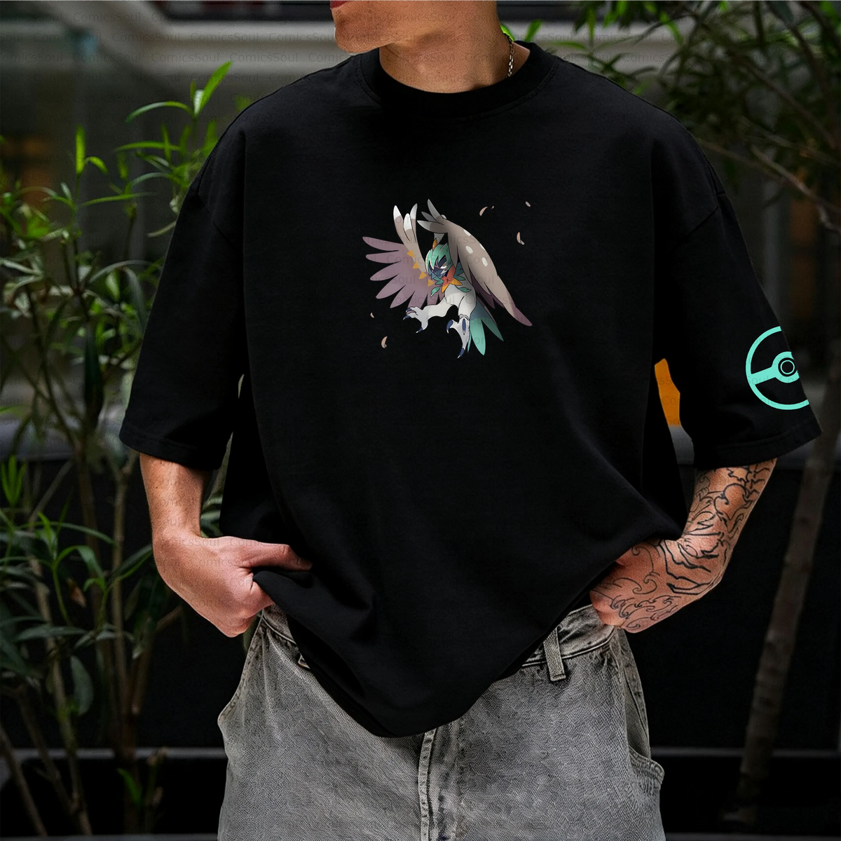 PKM-Unisex Anime Inspired Vintage T-Shirt