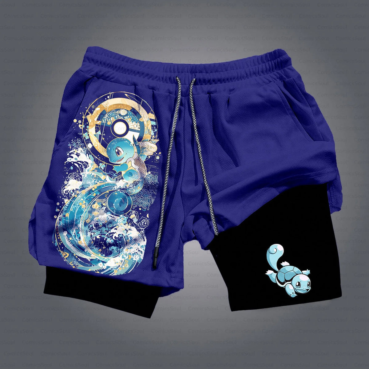 PKM-Unisex Casual Anime Streetwear Gym Shorts