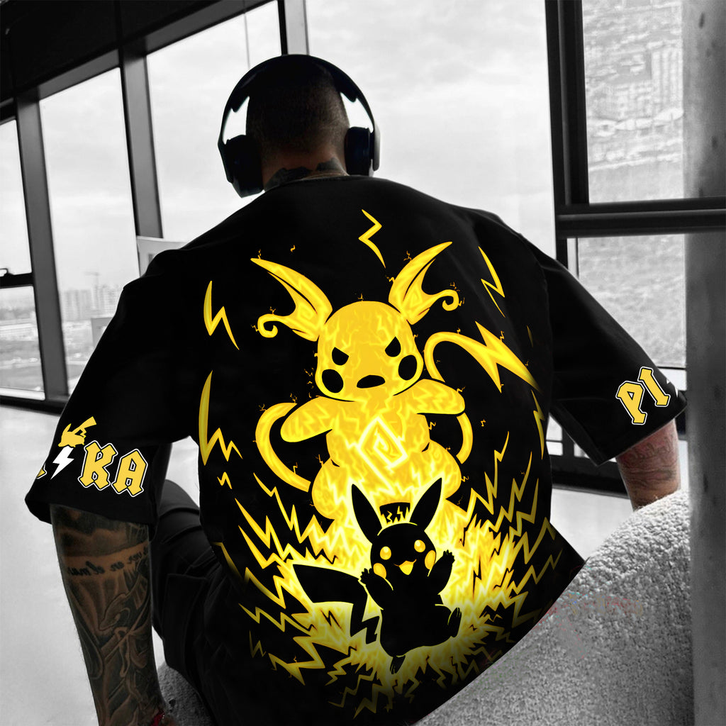 PKM-Unisex Anime Inspired Vintage T-Shirt