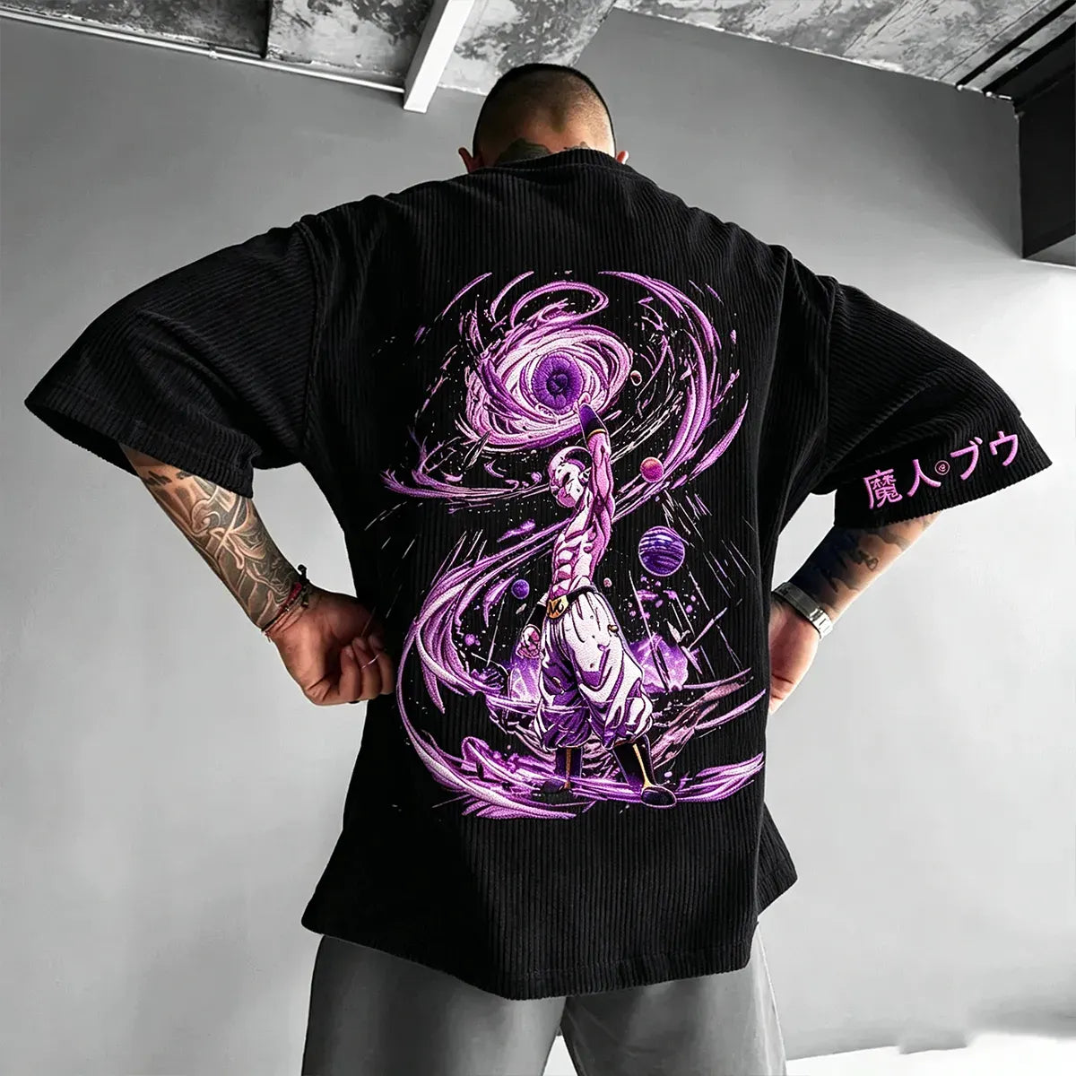 Dragon Ball Unisex Anime Inspired Vintage Corduroy T-Shirt