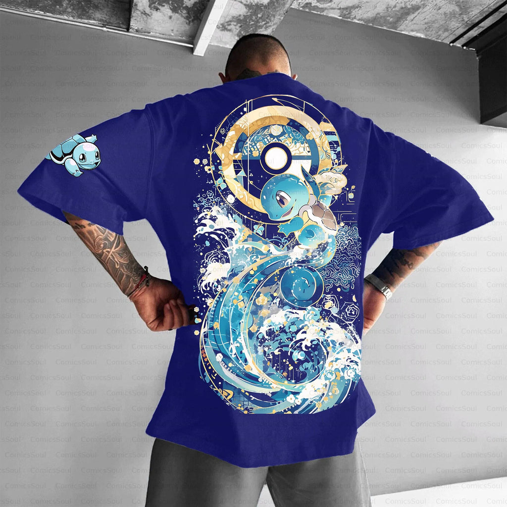 PKM-Unisex Anime Inspired Vintage T-Shirt