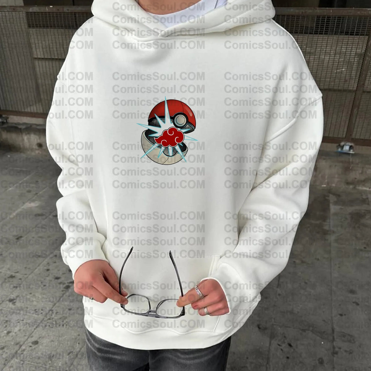 PKM-Unisex Graphic Streetwear Vintage Plush Hoodie