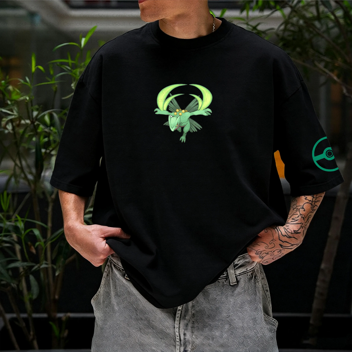 PKM-Unisex Anime Inspired Vintage T-Shirt