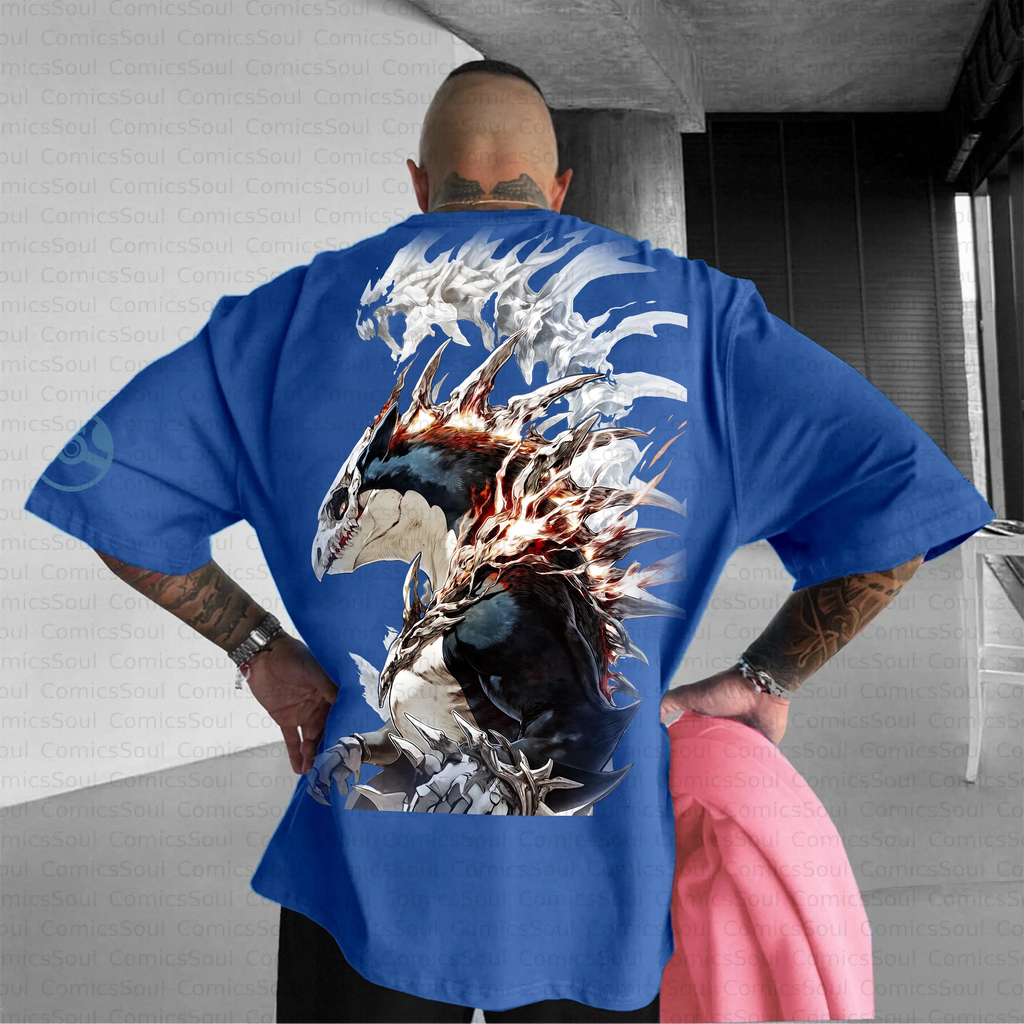 PKM-Unisex Anime Inspired Vintage T-Shirt