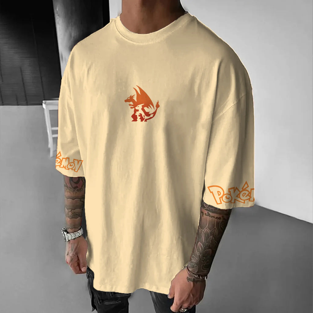 PKM-Unisex Anime Inspired Vintage T-Shirt