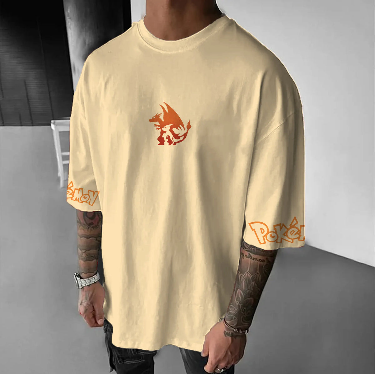 PKM-Unisex Anime Inspired Vintage T-Shirt