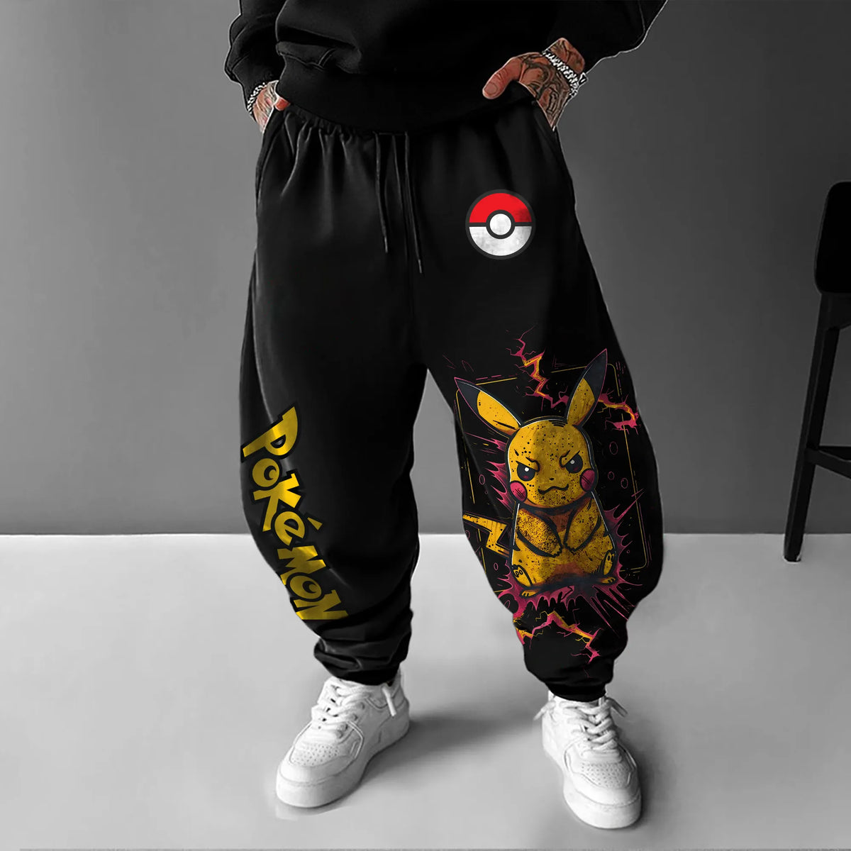 PKM-Unisex Casual Anime Streetwear Pants