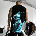NINDO Unisex Anime-Style Retro Corduroy Tank Top