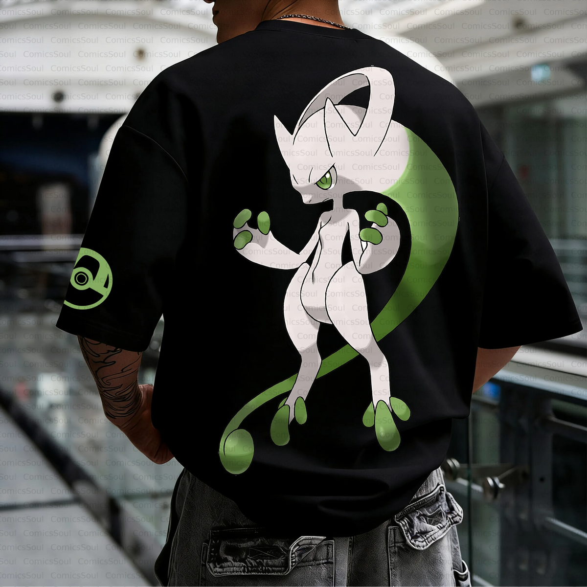 PKM-Unisex Anime Inspired Vintage T-Shirt