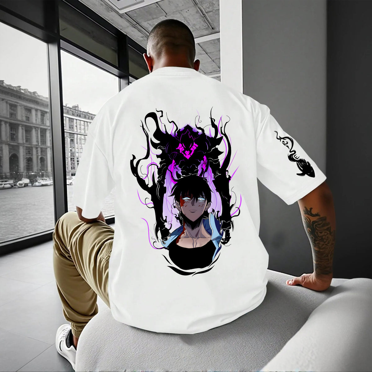 SL-Unisex Anime Inspired Vintage T-Shirt