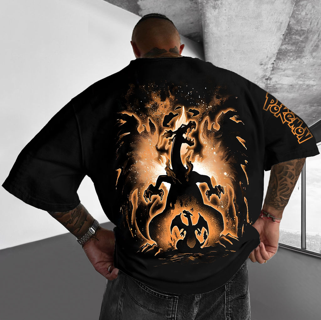 PKM-Unisex Anime Inspired Vintage T-Shirt