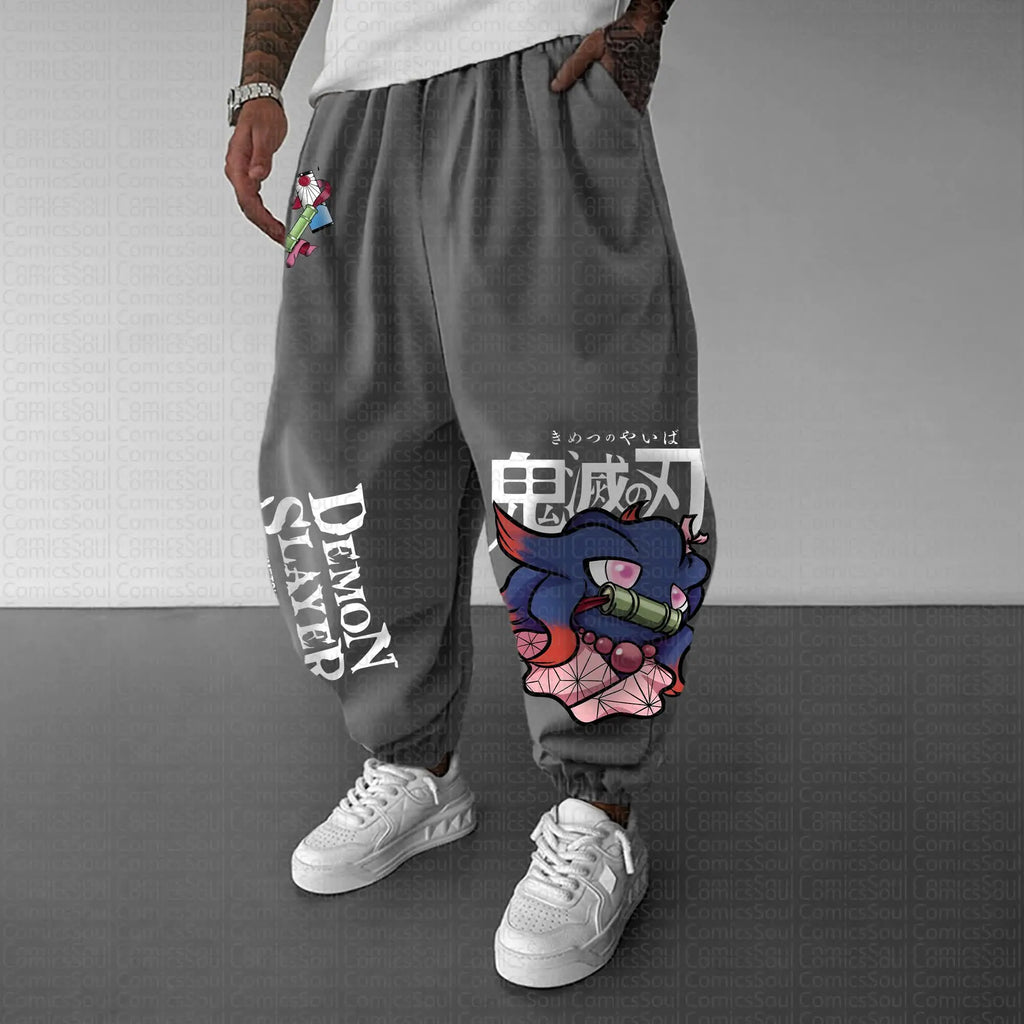 PKM-Unisex Anime Inspired Vintage Pants