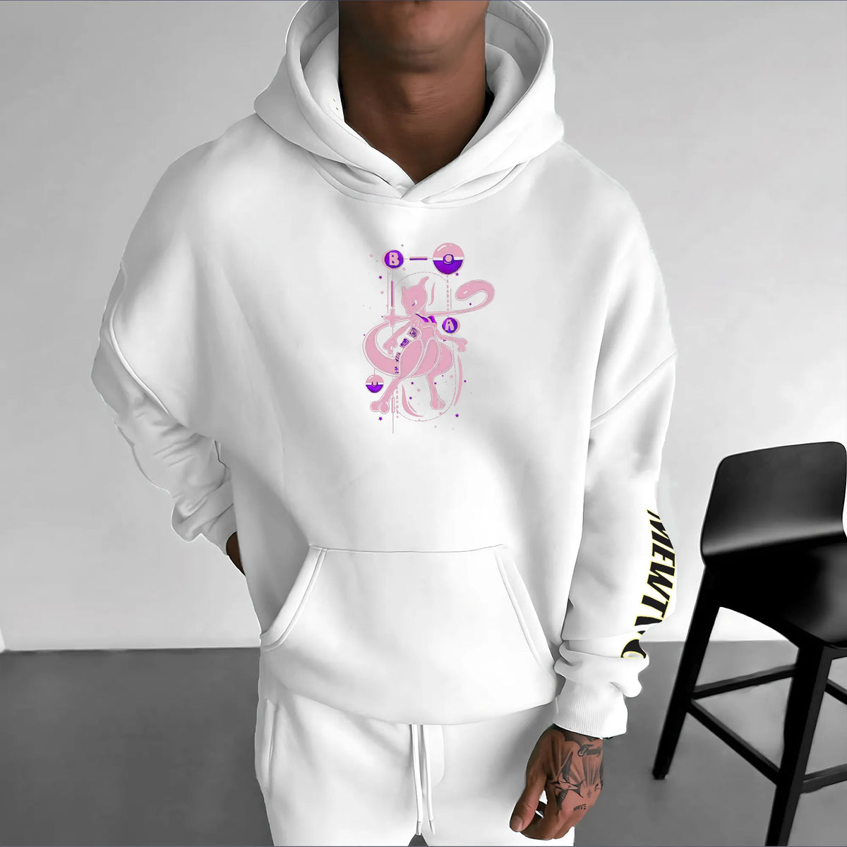 PKM-Unisex Anime Graphic Streetwear Vintage Hoodie