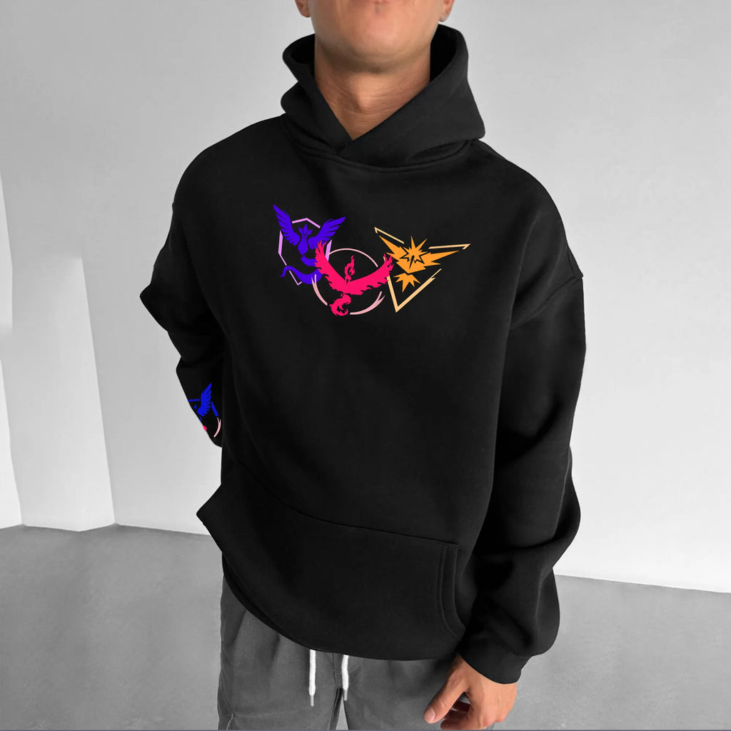 PKM-Unisex Anime Graphic Streetwear Vintage Hoodie