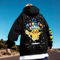 PKM-Unisex Anime Inspired Vintage Plush Hoodie
