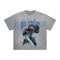 SL-Unisex Anime Inspired Washed  Vintage T-Shirt