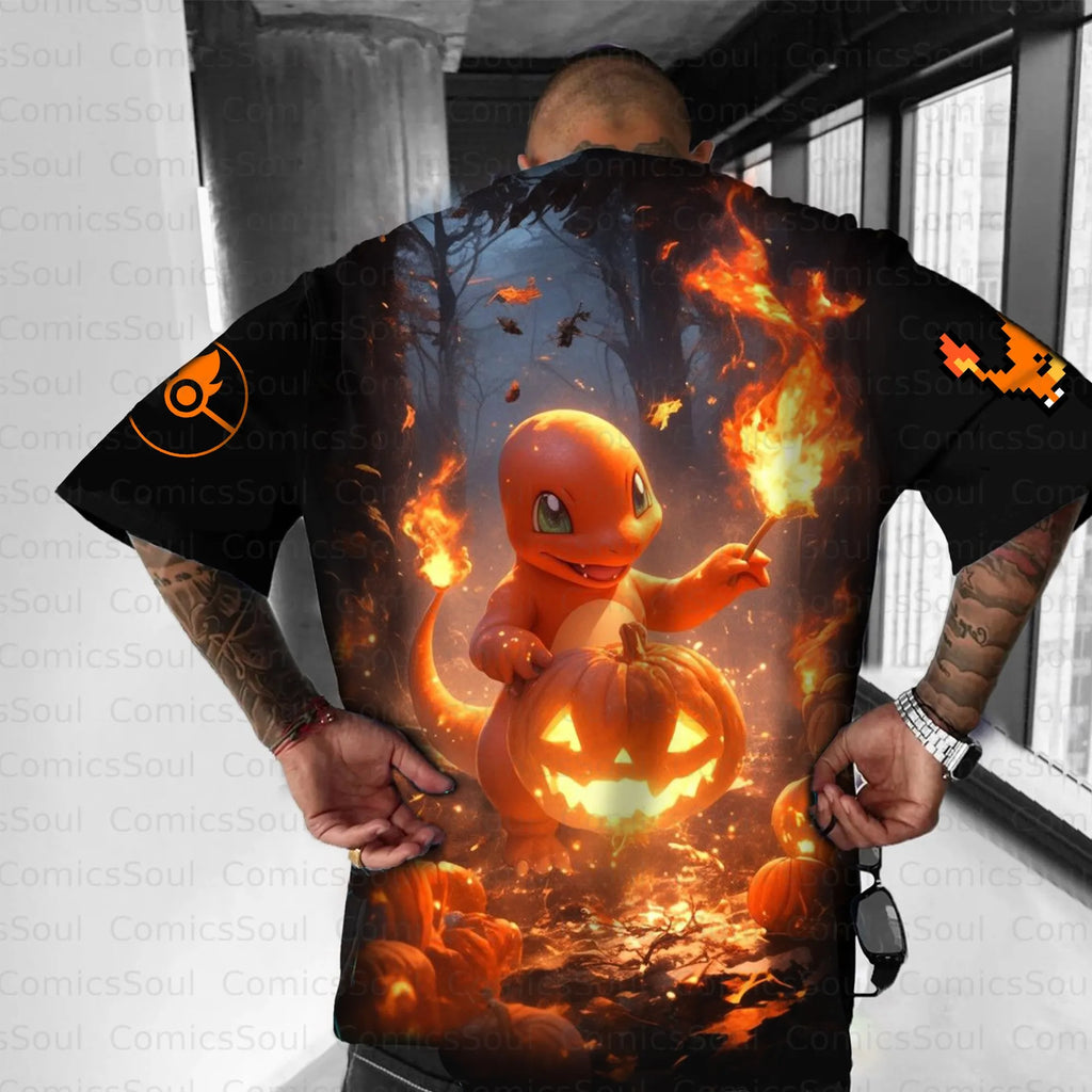 PKM-Unisex Anime Inspired Vintage T-Shirt