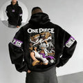 One Piece Color-blocked Plush Hoodie