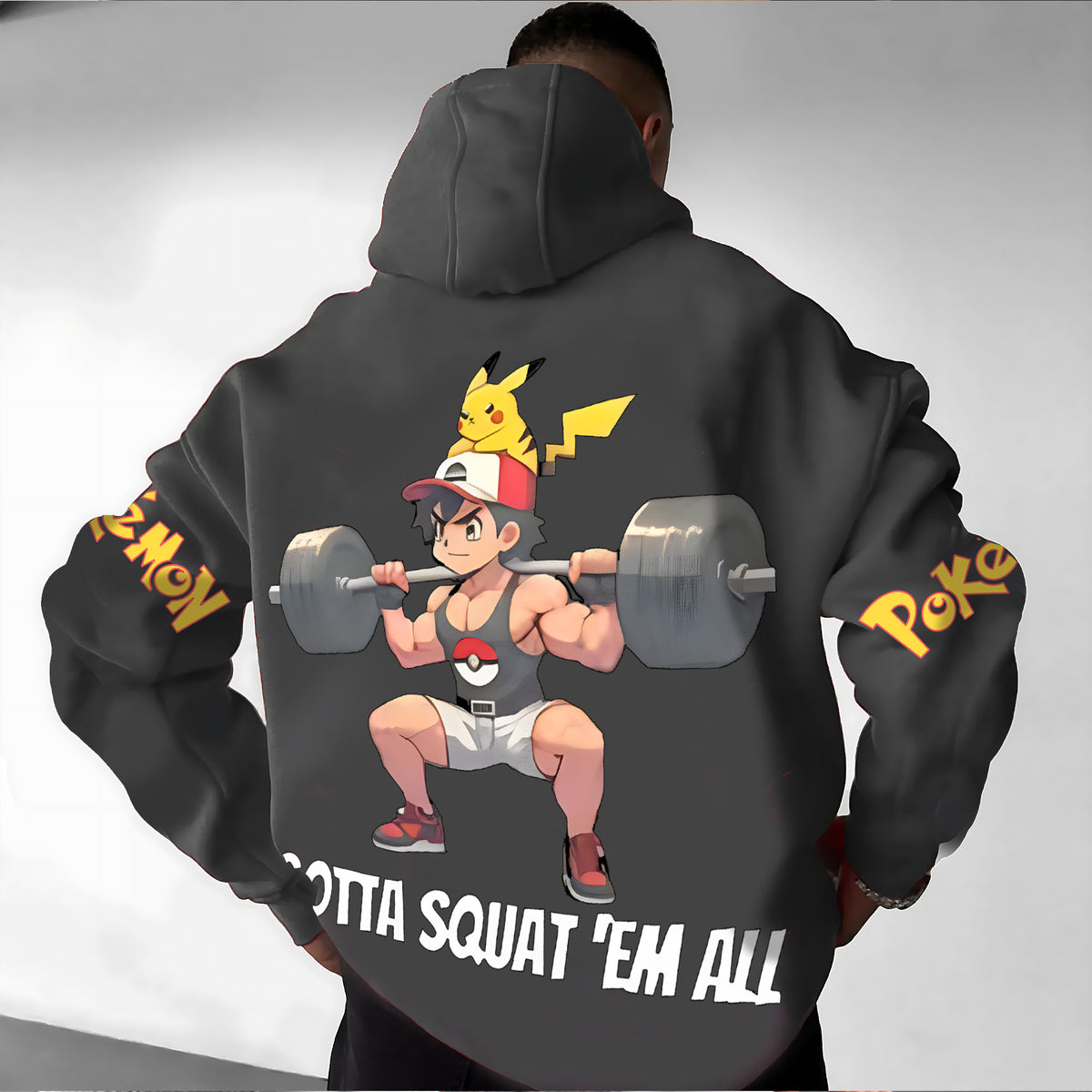 PKM-Unisex Anime Graphic Streetwear Vintage Hoodie