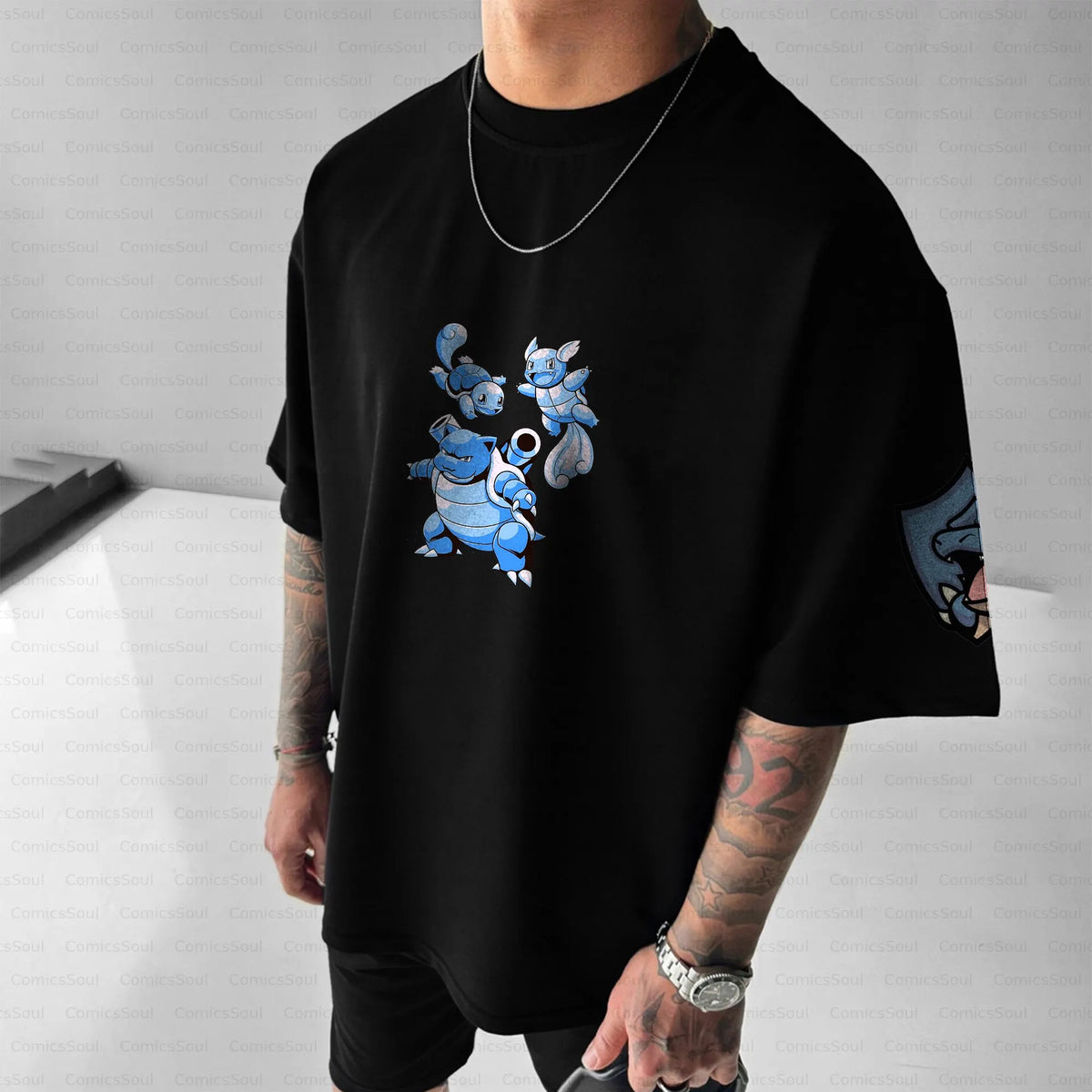 PKM-Unisex Anime Inspired Vintage T-Shirt