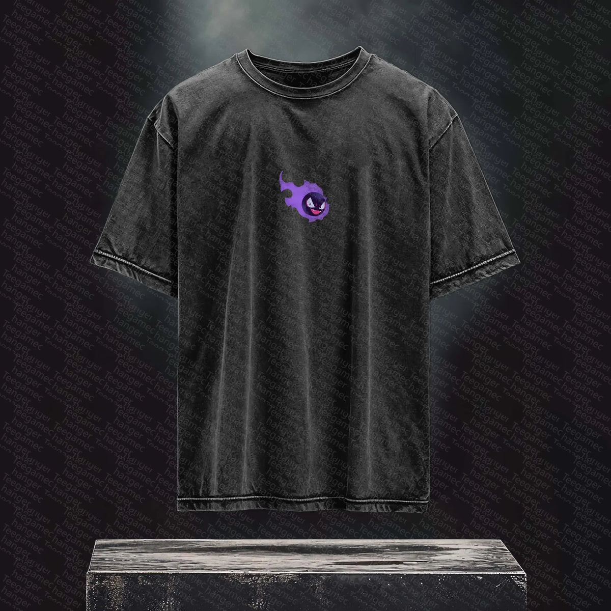 PKM-Unisex Anime Inspired Vintage Washed T-Shirt