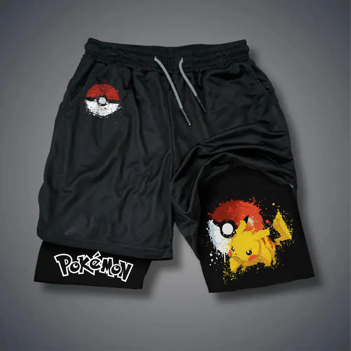PKM-Unisex Casual Anime Streetwear Shorts