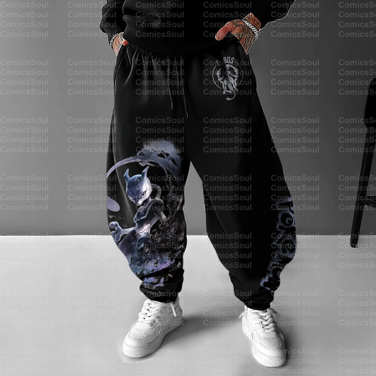 PKM-Unisex Anime Inspired Vintage Pants