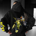 PKM-Unisex Anime Inspired Vintage Plush Hoodie