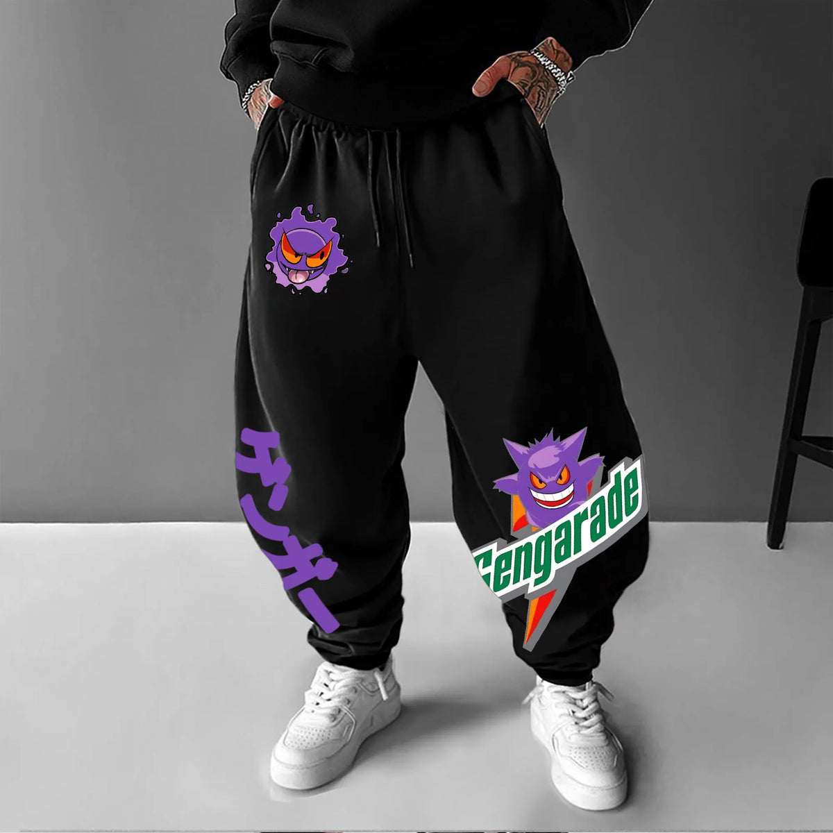 PKM-Unisex Casual Anime Streetwear Pants