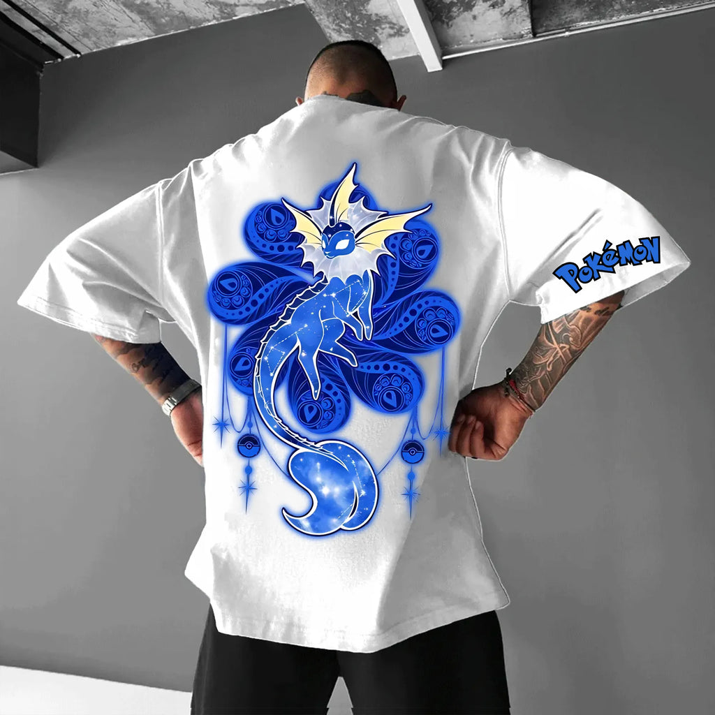 PKM-Unisex Anime Inspired Vintage T-Shirt