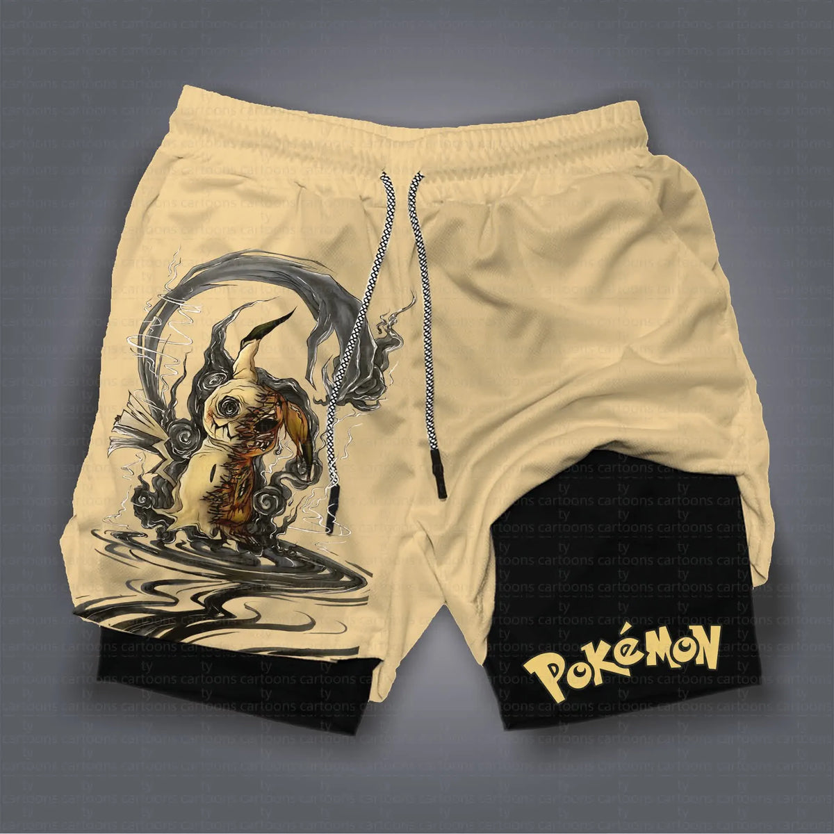 PKM-Unisex Casual Anime Streetwear Shorts