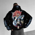 PKM-Unisex Anime Inspired Vintage Plush Hoodie