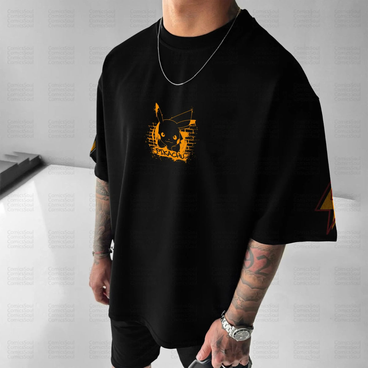 PKM-Unisex Anime Inspired Vintage T-Shirt
