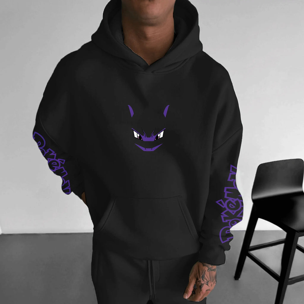 PKM-Unisex Anime Graphic Streetwear Vintage Hoodie